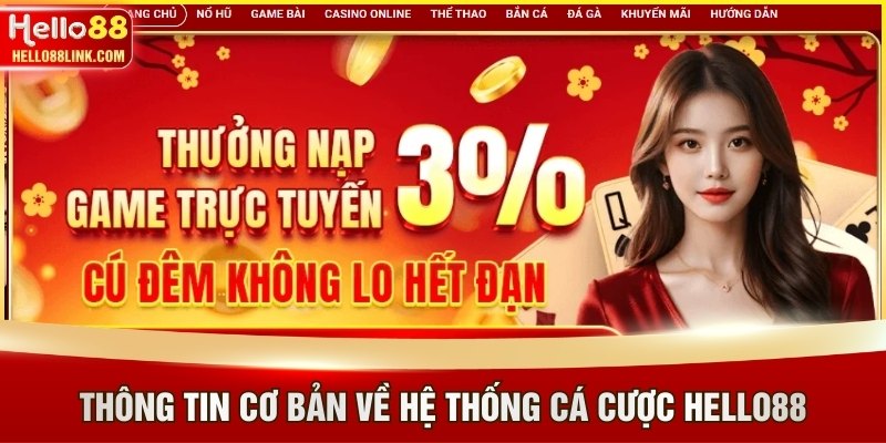 Thông tin cơ bản về hệ thống cá cược HELLO88